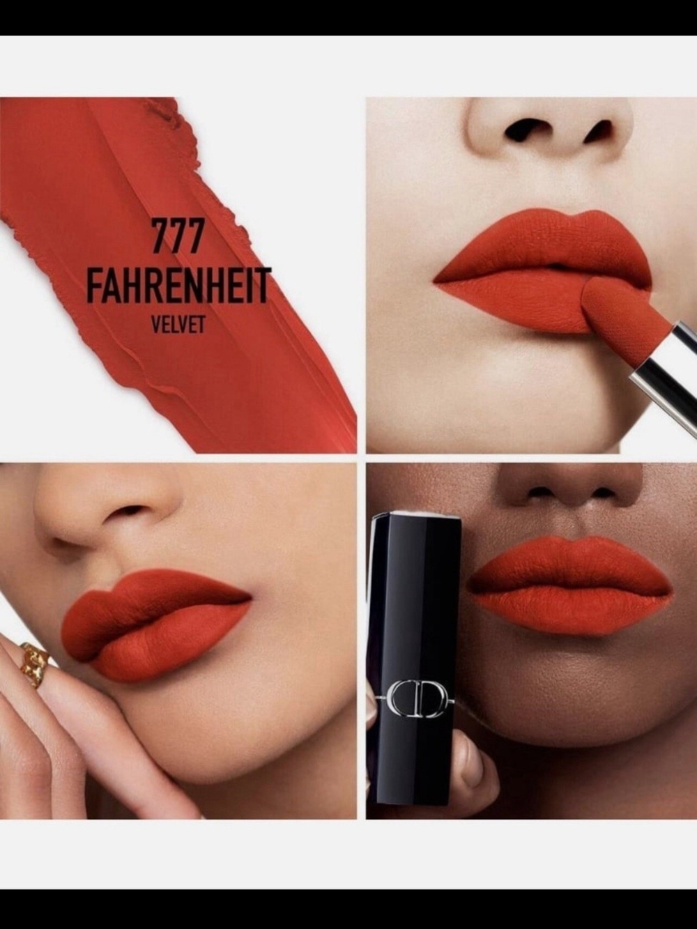 Dior 777 Fahrenheit Velvet Matte Lipstick — New No Box